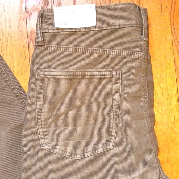 NWT American Eagle Flex Athletic Fit Corduroy Pants ■ Men's Size 32" x 34" - Picture 1 of 13